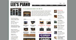 Desktop Screenshot of leespiano.com